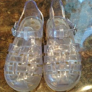 Toddler Girl clear jelly's shoes